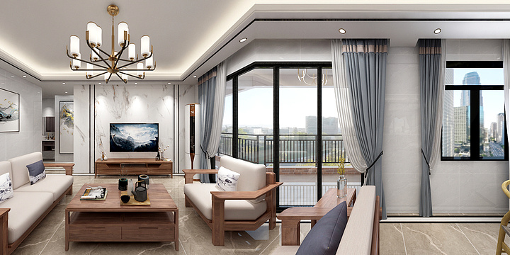 余先隆_兴悦装饰-海伦堡8号楼1单元2004房-装修设计方案