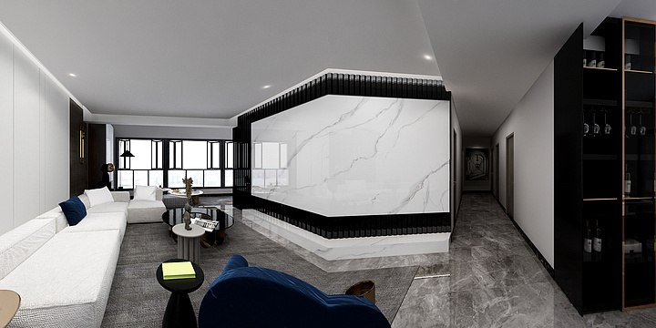 室内设计师文宇翔-恒大华府欧阳美女-装修设计方案