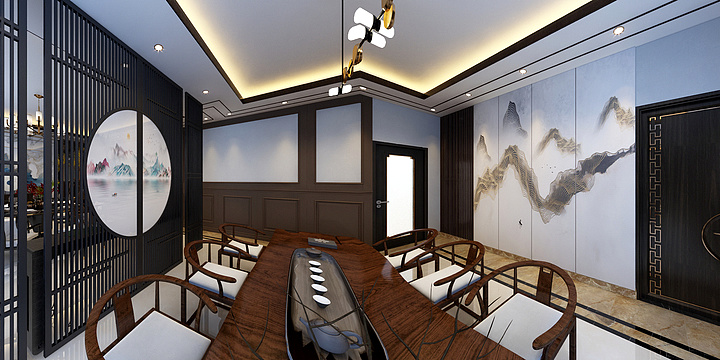 设计师阿虹-茶餐厅-装修设计方案