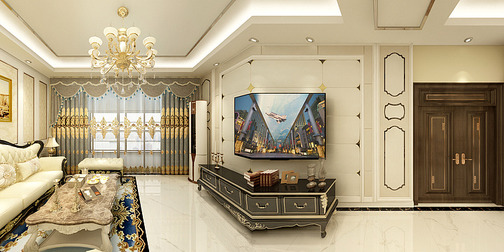 小熊宝宝8-C欧式金辰璞悦-装修设计方案