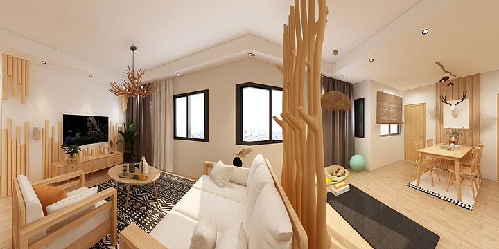 R林夕-瑞和园89.50㎡B户型3室2厅1卫12月10日投稿-装修设计方案