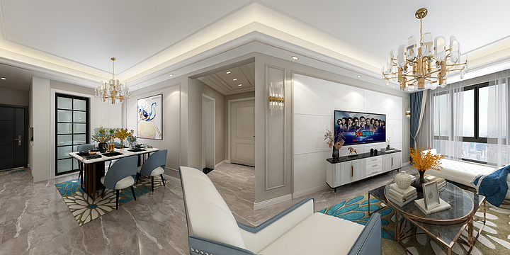 创艺人生-长虹天越-装修设计方案