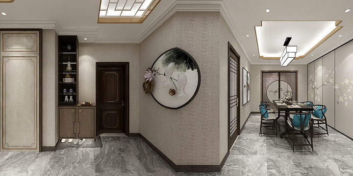 丁威hUdi-海油三居-现代风格-装修设计方案