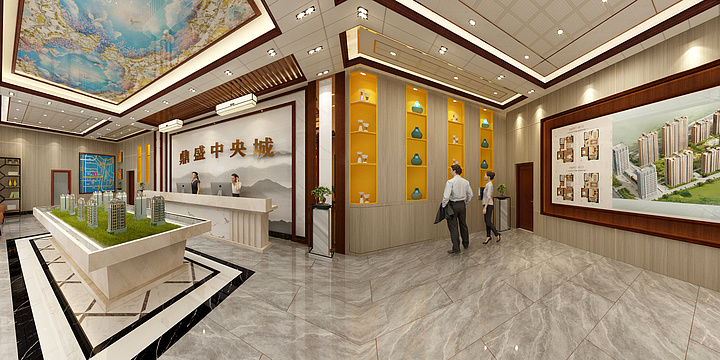 广西顾家装饰设计有限公司-金城江售楼部-副本-装修设计方案