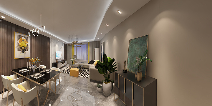 一点改动-旭辉东樾城87-装修设计方案