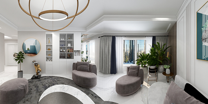 A杨18315916696-世茂云图143㎡方案03-18315916696杨世凯-装修设计方案