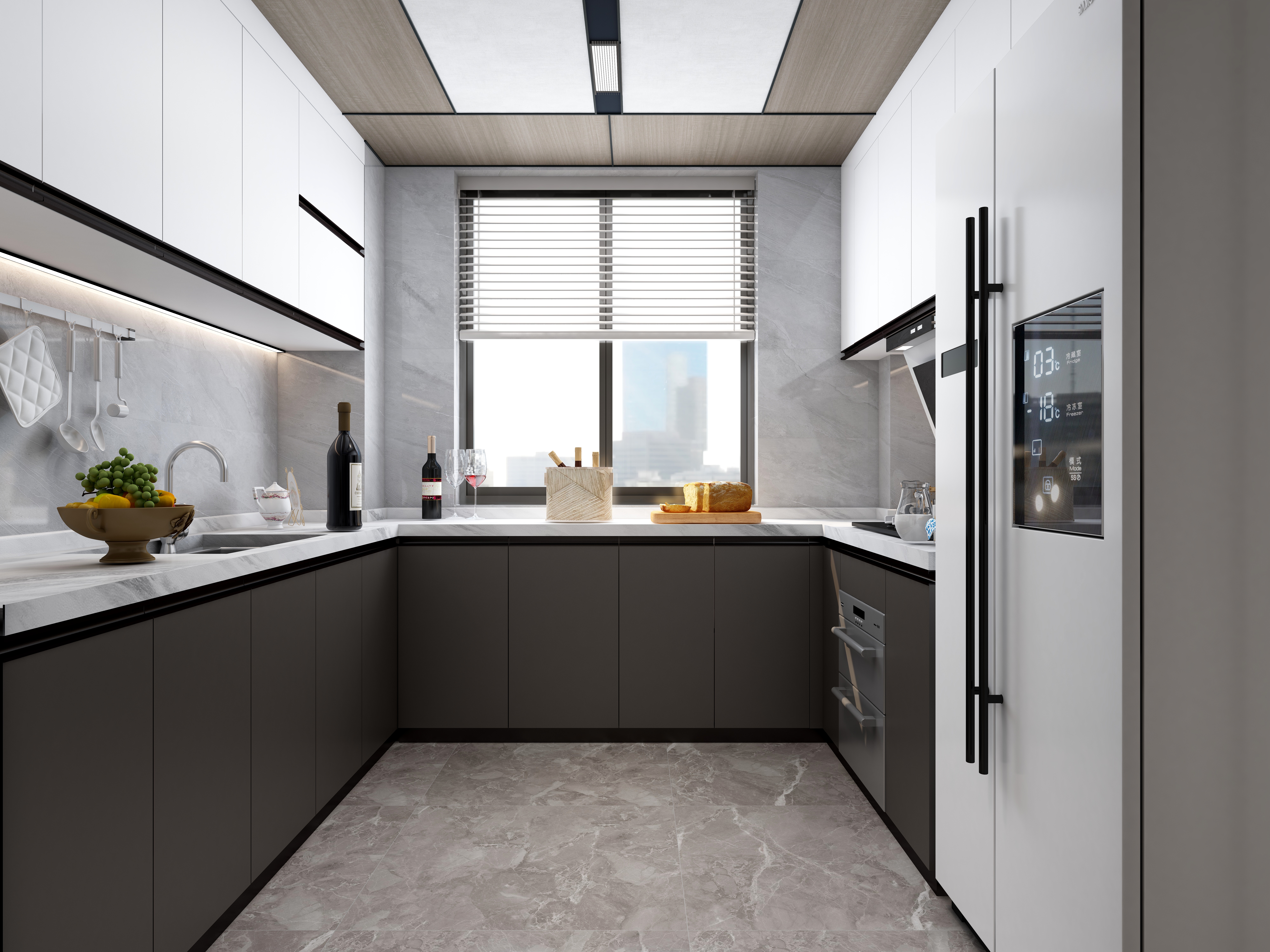 张煜强煜境设计-《飞跃》一176平米现代轻奢四房装修效果图