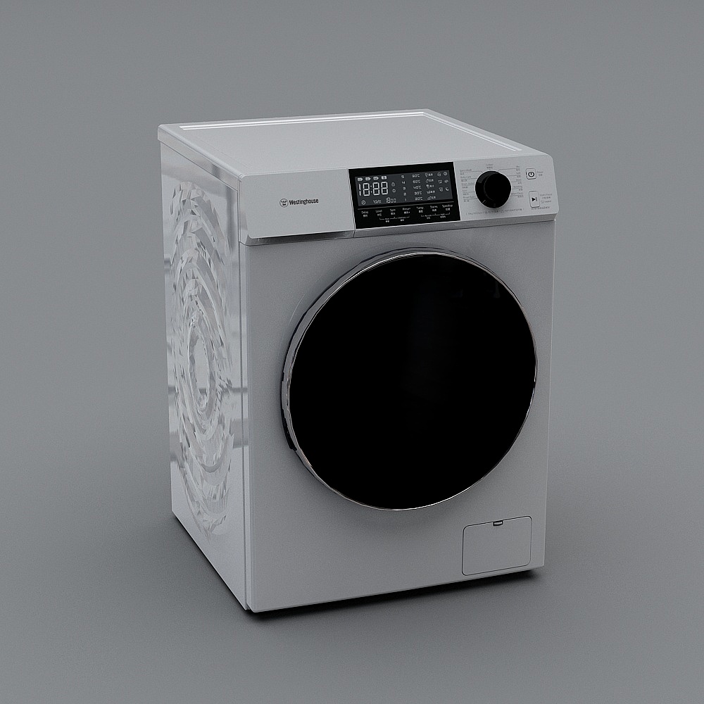 西屋-WW10022WV洗衣机3D模型
