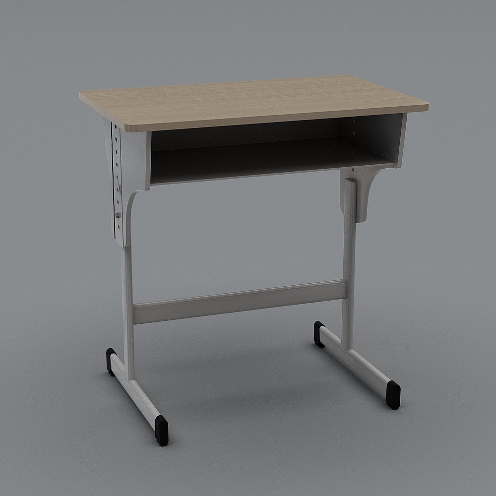现代小学教室-桌子3D模型