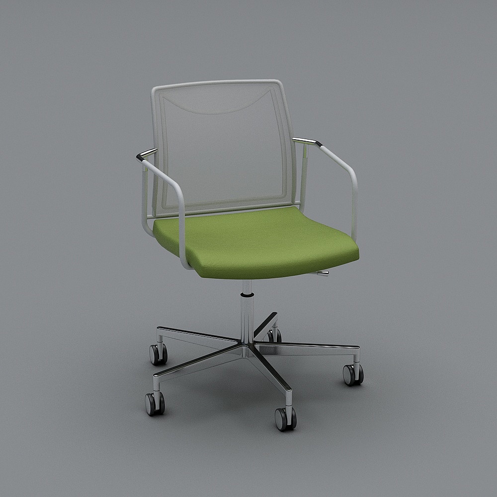 现代教室-座椅3D模型
