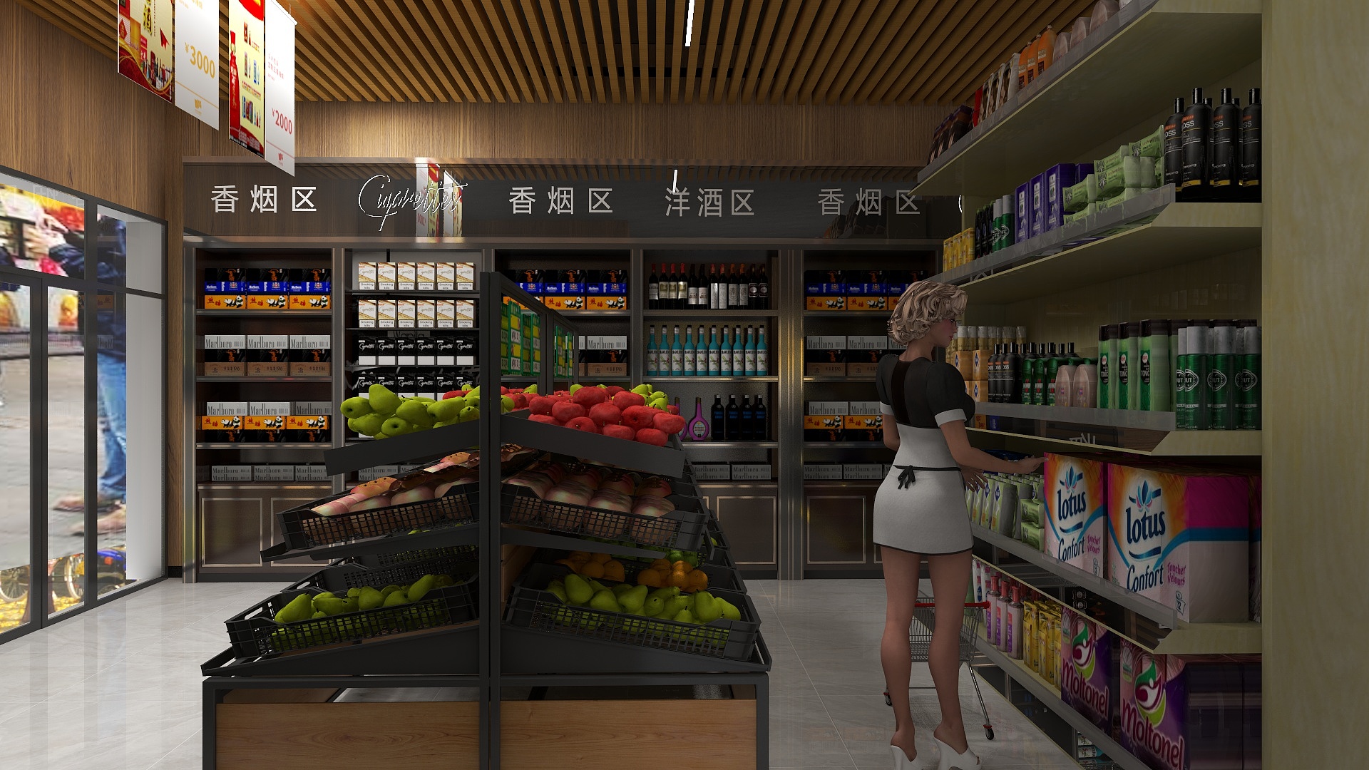 李奇君-宾馆烟酒店—宋总-柜体-装修设计方案