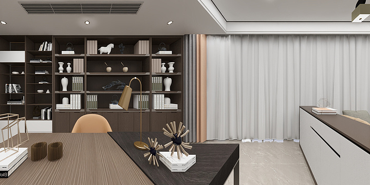 拓荒者1990-玫瑰庄园二期 T户型215m²-装修设计方案