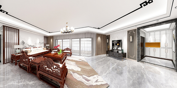 MMX设计师-中式-装修设计方案