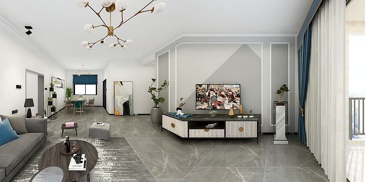 赫拉克利特-水岸香洲9-401赖总陈姐-装修设计方案