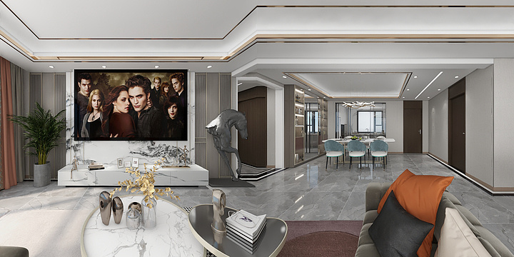 于何飞-轻奢之风-装修设计方案