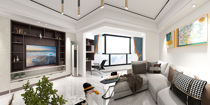 室内设计甘昌奇-万通逸城7-1-2102-装修设计方案