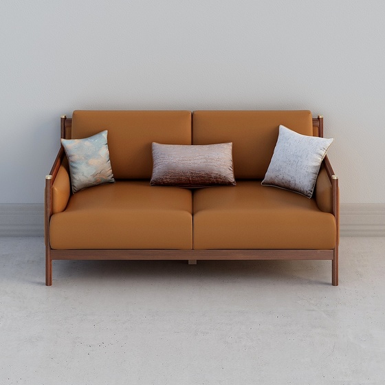Modern Scandinavian Seats & Sofas,Loveseats,Loveseats,Brown