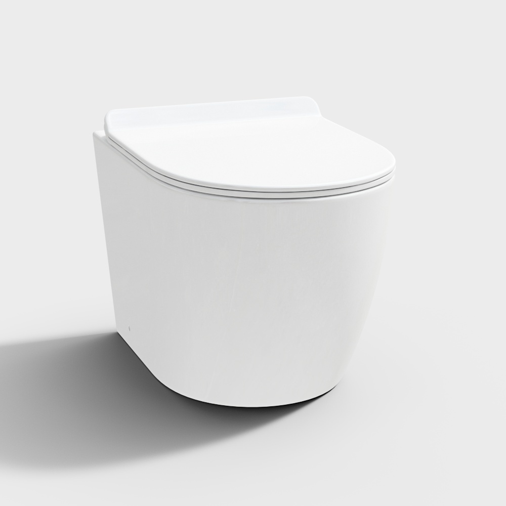 挂墙式坐便器AL-113033D模型