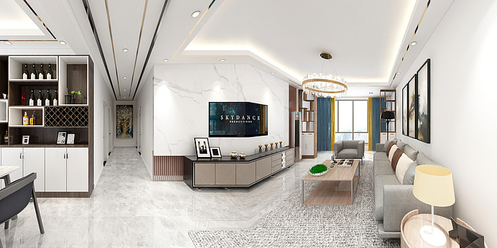 室内设计师建召-幸福港湾-装修设计方案