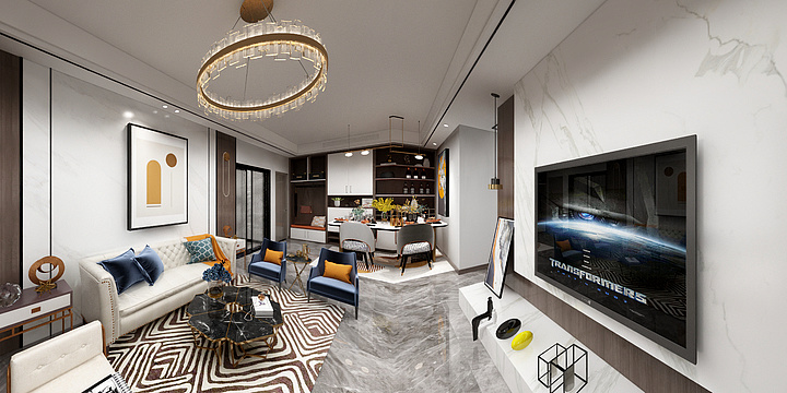 南充三宅装饰设计有限公司-蓝光香江国际二期-装修设计方案