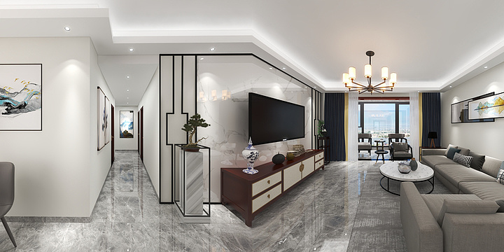 室内设计张智良-聚泰华府颜阿姨-装修设计方案