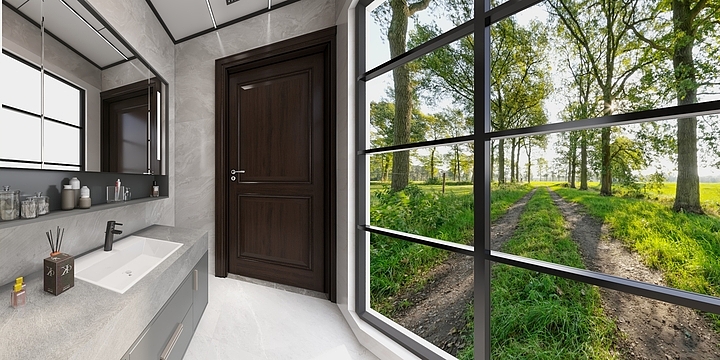 杭州临安法狮龙吊顶-余村东坞三楼西卫-装修设计方案