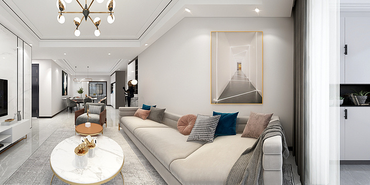 BAILUU-珍宝岛2栋126平-装修设计方案