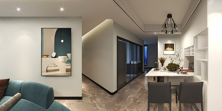 137****3305hfRQ-（实测115㎡）万科金域滨江2#-装修设计方案