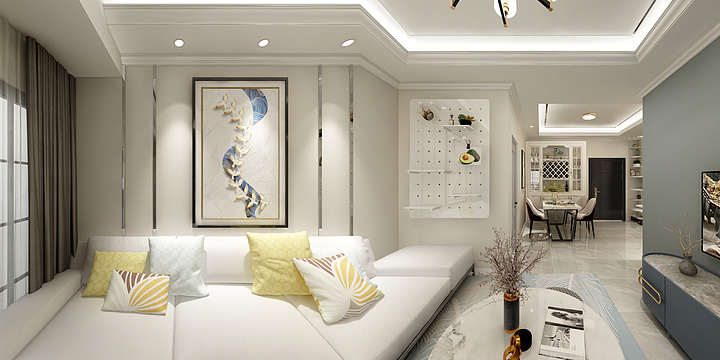 周晓娟-现代精致小三房-装修设计方案