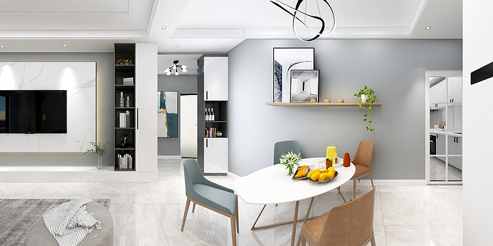 彩虹12-山水田园13-3-2601设计方案定稿修改图-装修设计方案