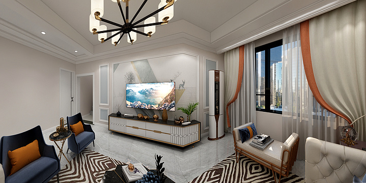 室内设计蔡先森-金鸿山水城胡叔-装修设计方案