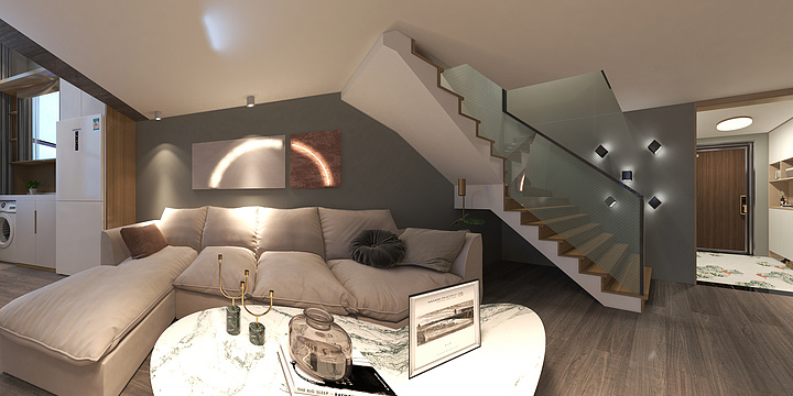 王明东15555965057-淮北单身公寓现代风格设计-装修设计方案