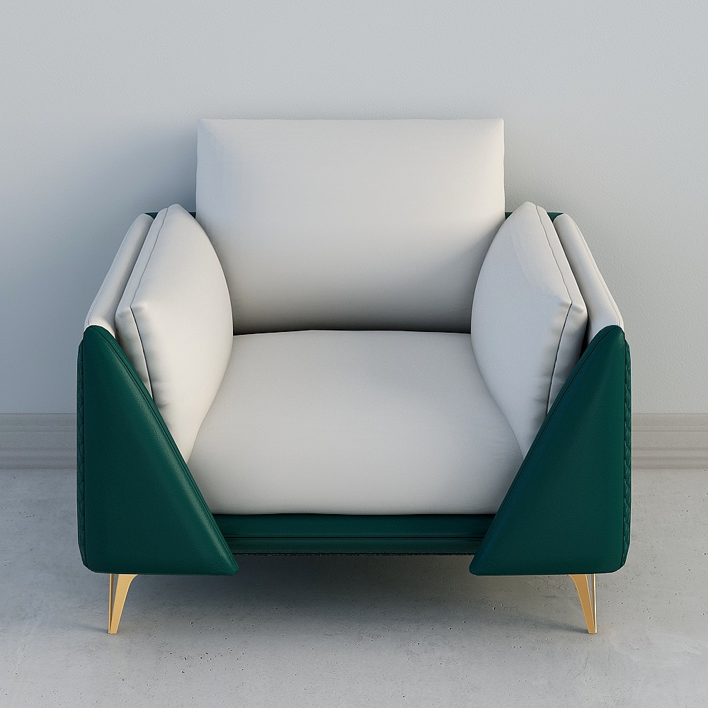 001沙发单人位3D模型