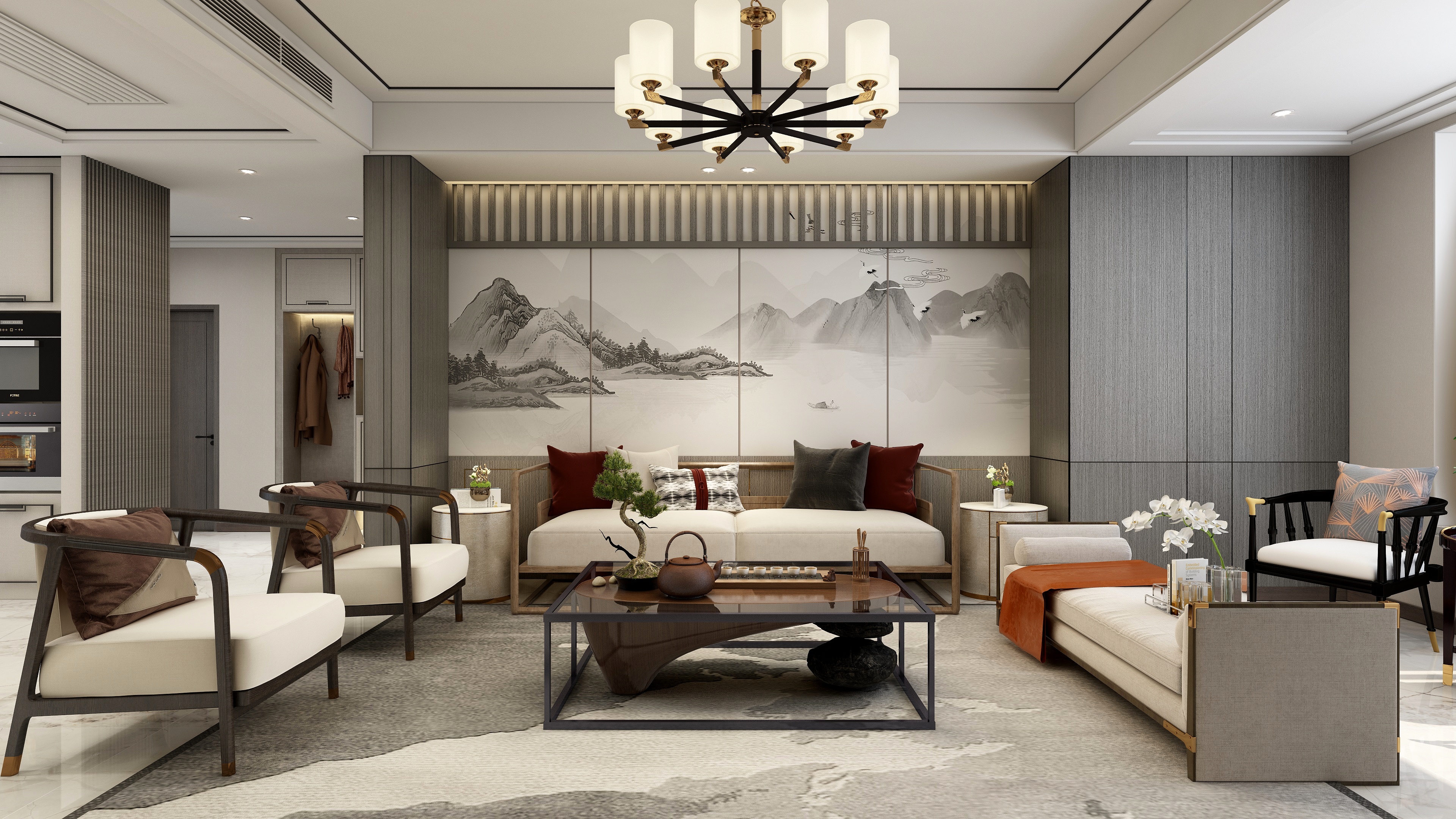 水木芸居设计-景山玫瑰园27-704-装修设计方案