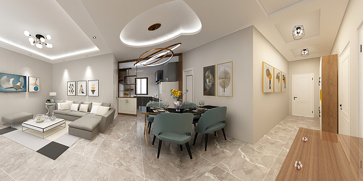 信誉装饰郝景宏-盛景华庭全屋定制，全屋整装设计预案-装修设计方案