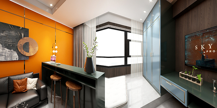 阳焱-剑桥城公寓614-装修设计方案