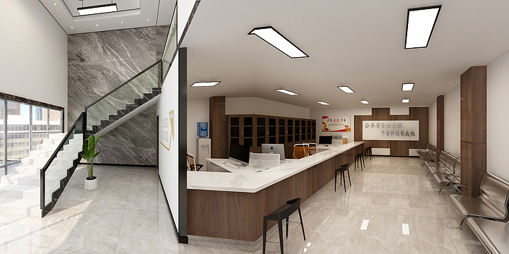 林泉自在-东桥镇综治办-装修设计方案