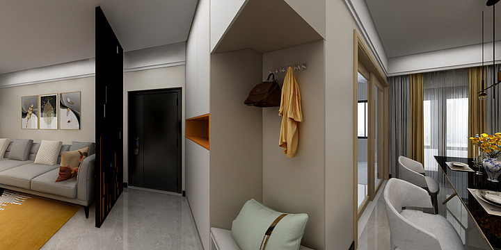 全屋定制设计老王-君合136户型-装修设计方案