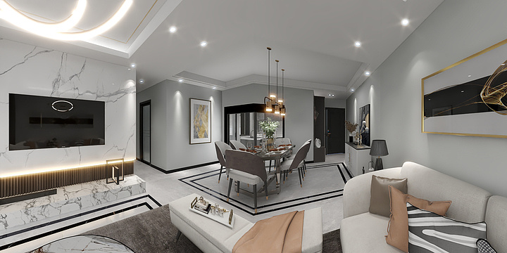 酒酿小袁子i-青阳郡平层-装修设计方案