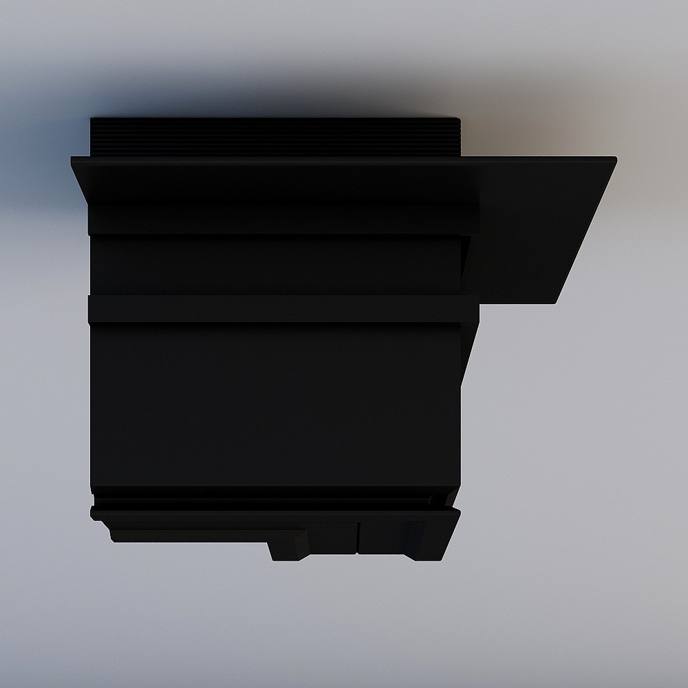 100X100转角3D模型