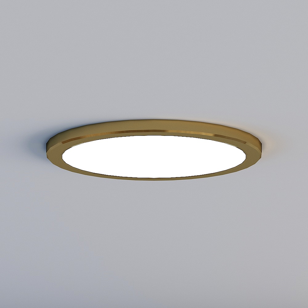 领坚吸顶灯3D模型