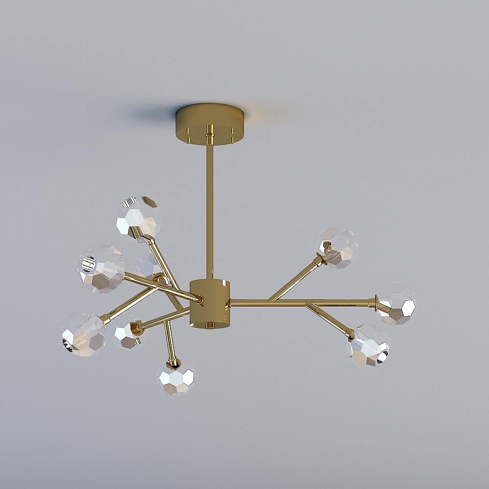 领坚吊灯3D模型