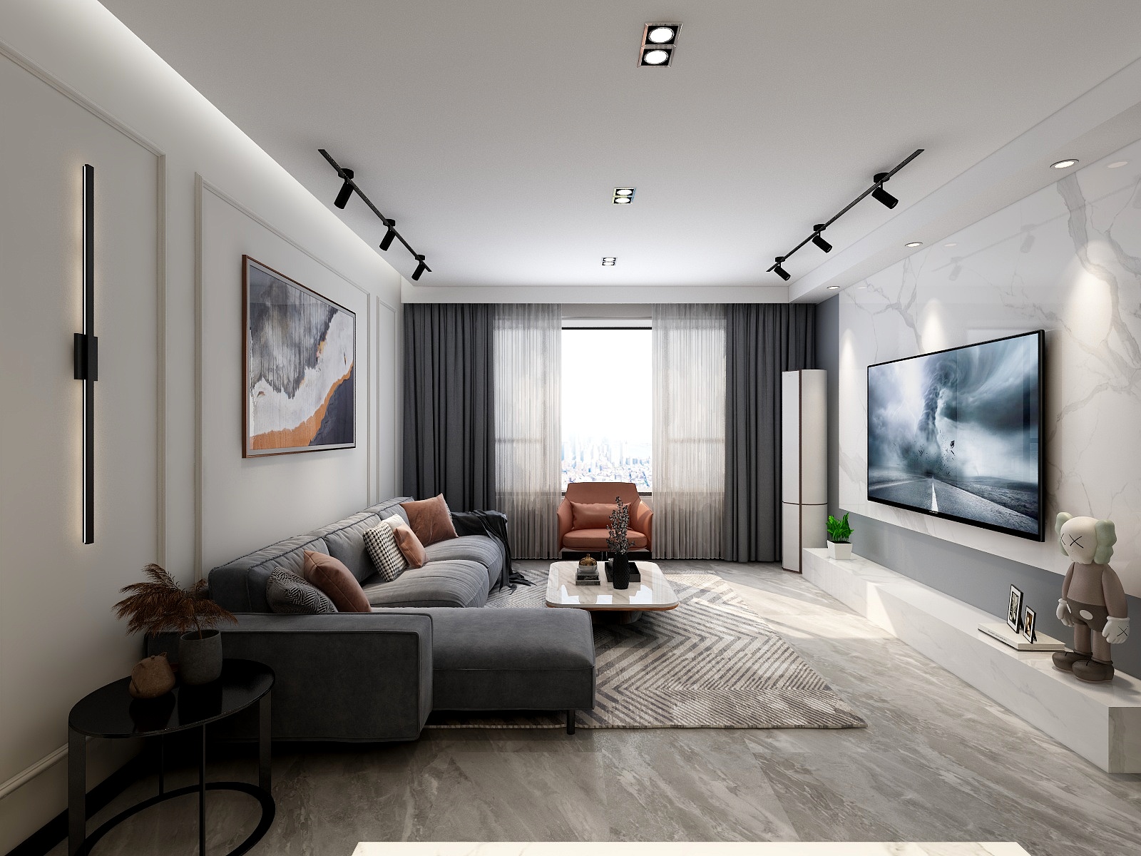 slicen-单位小区现代简欧装修效果图