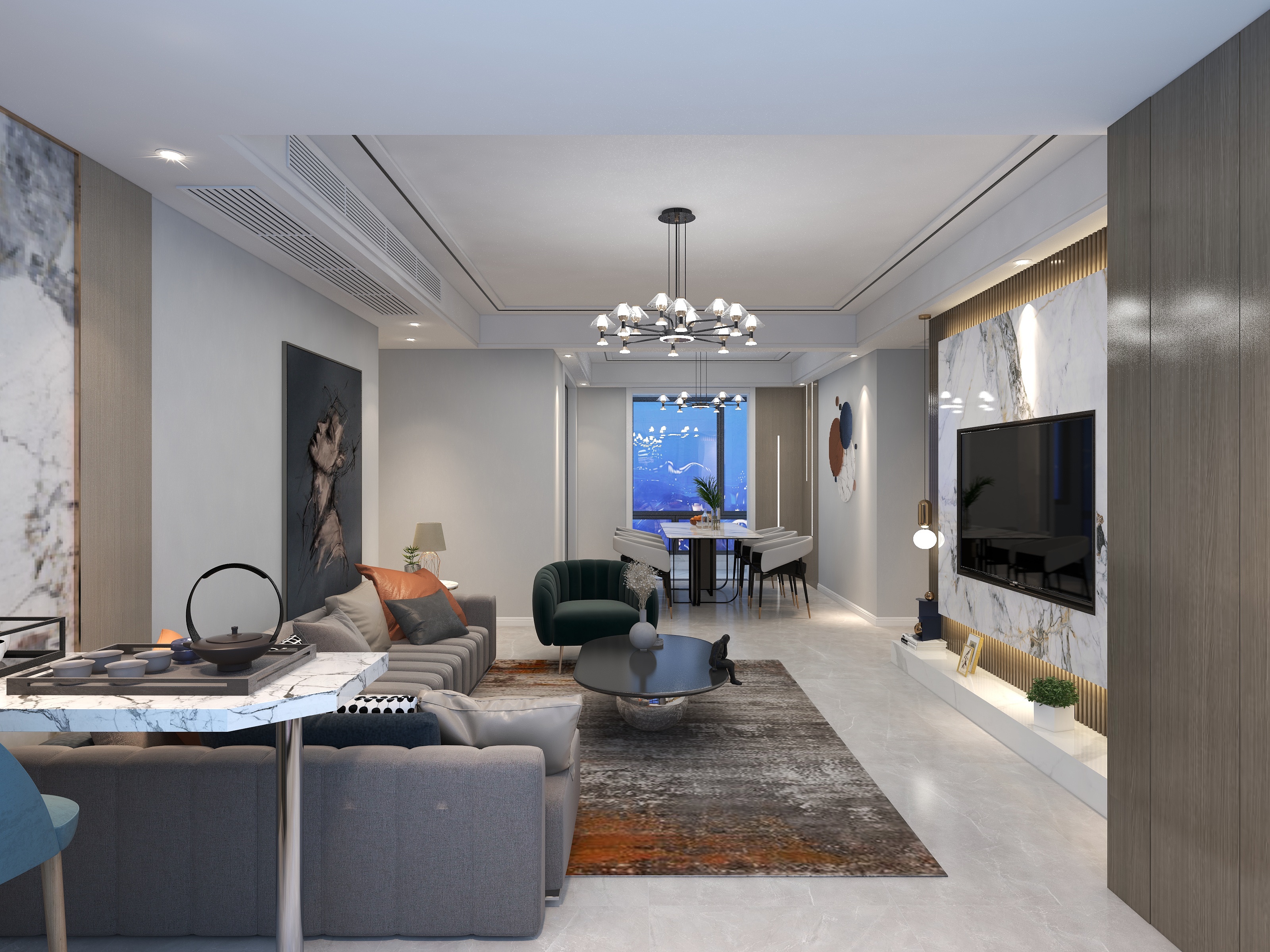 朱剑男-碧桂园嘉誉130-装修设计方案