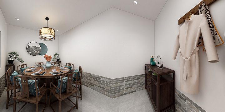 Z空间装饰设计-老地方小院餐厅-装修设计方案