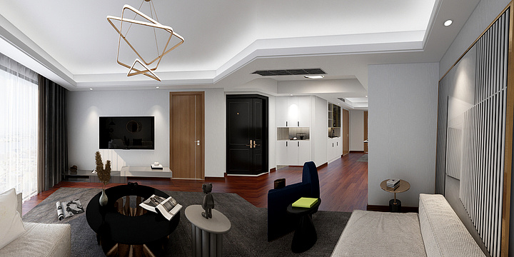 Designerunueong-时代公馆简约风-装修设计方案