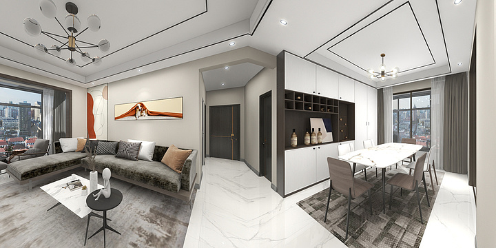 Cuz_U-务川碧桂园125平现代-装修设计方案