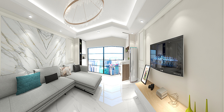 梦之圆设计-和昌湾景-装修设计方案