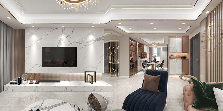 奇艺设计-翰林珑城2-1-2104-装修设计方案