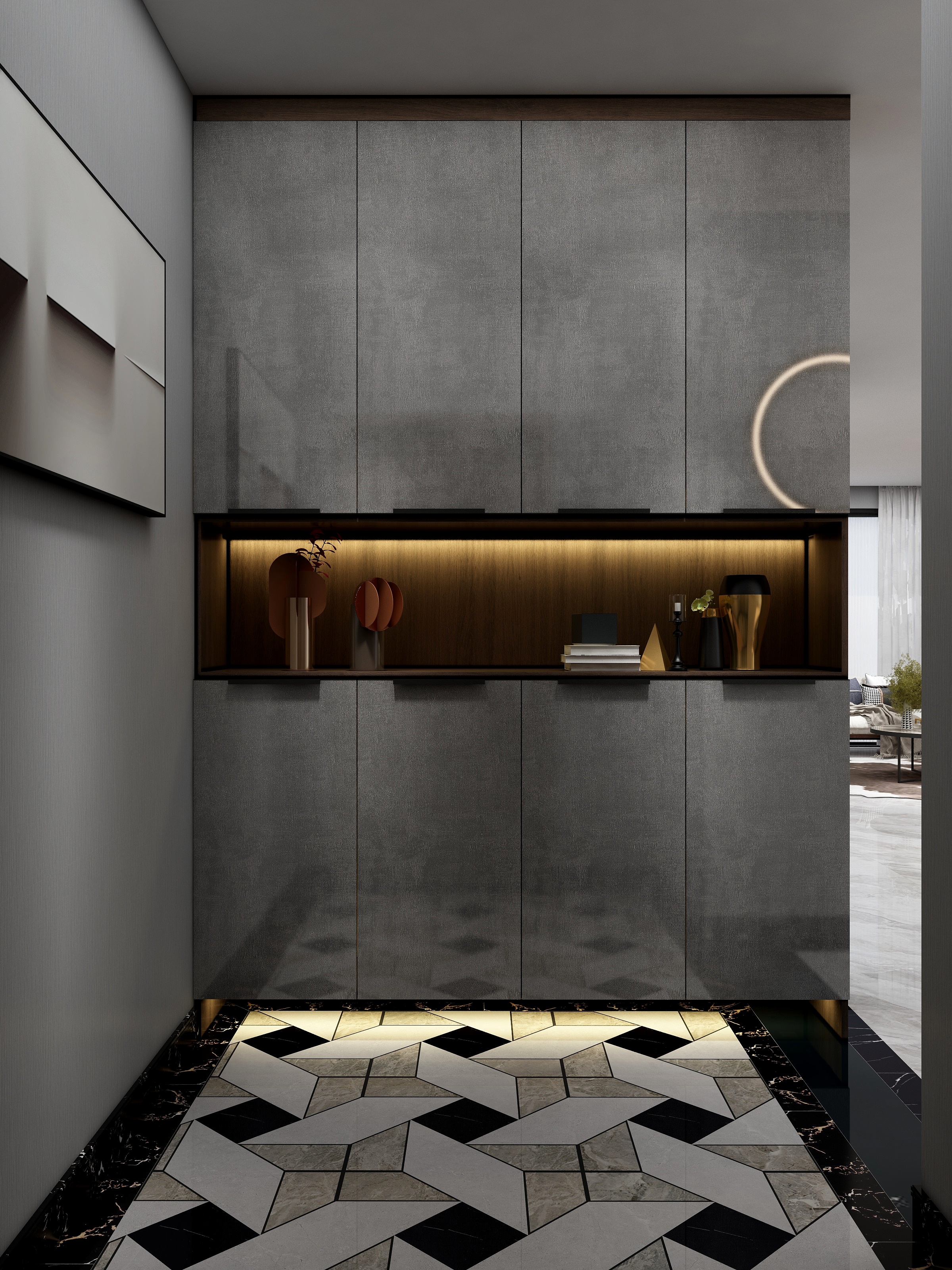 邓一超-169㎡5房港式风设计-“港”，软装专业级考核-装修设计方案